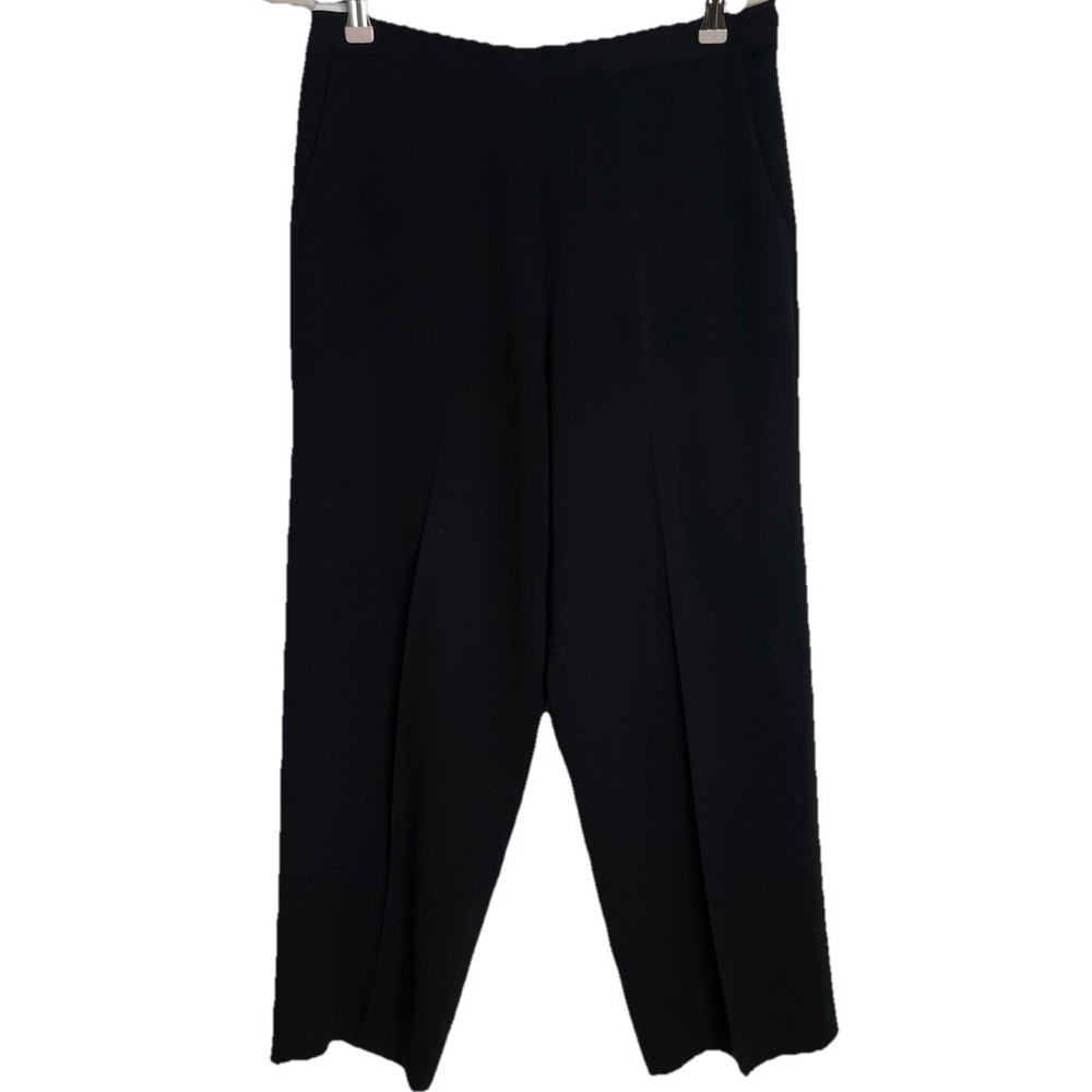 M.M.LaFleur Black Straight Leg Ankle Work Career Pants Women's Size 8 Workwear